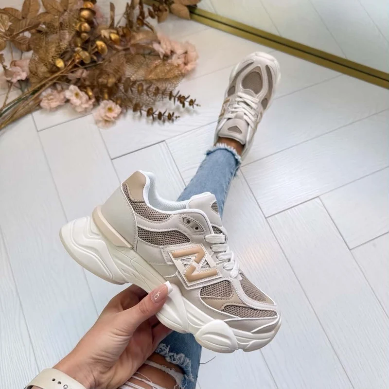 BEAU SNEAKER B-800 - BEIGE/KHAKI
