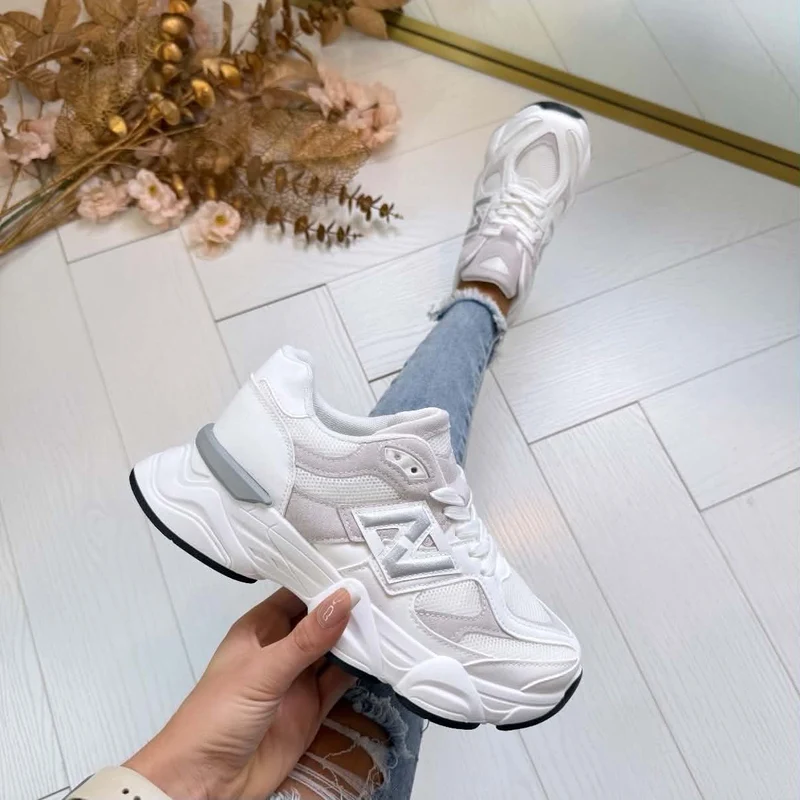 BEAU SNEAKER B-800 - WHITE/GREY