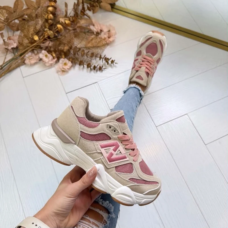 NOVI SNEAKER AA12-YD1276-1 - PINK/KHAKI