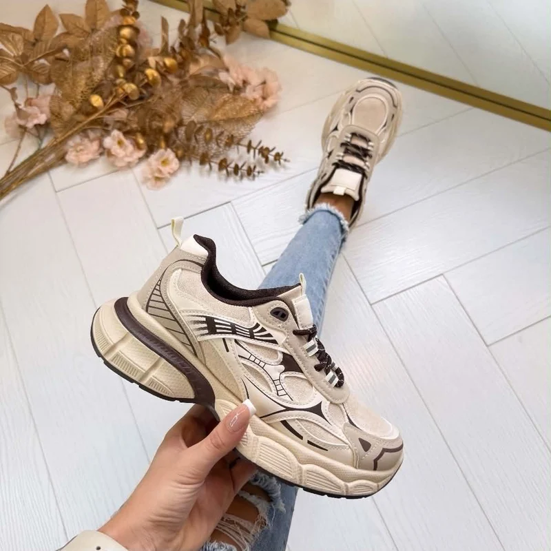NEW SNEAKER C3965 - BEIGE