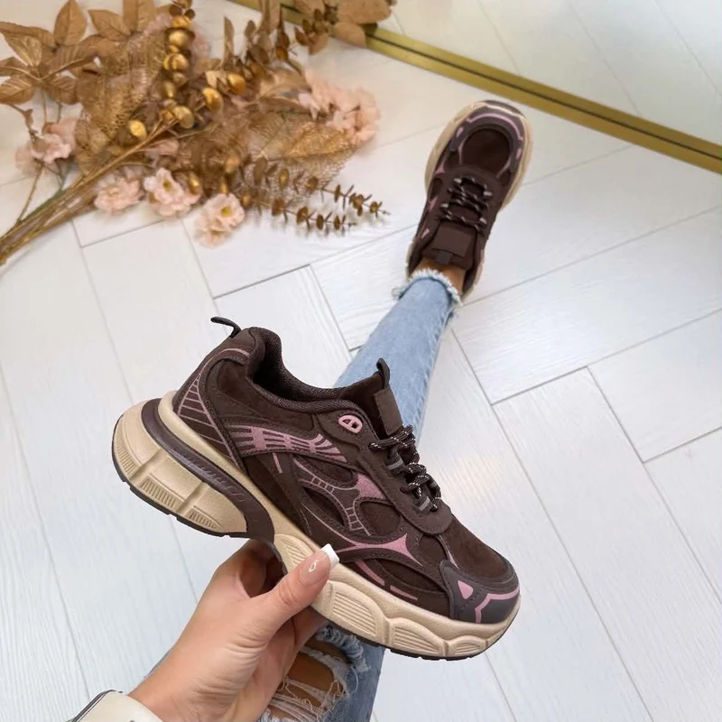 NEW SNEAKER C3965 - BROWN