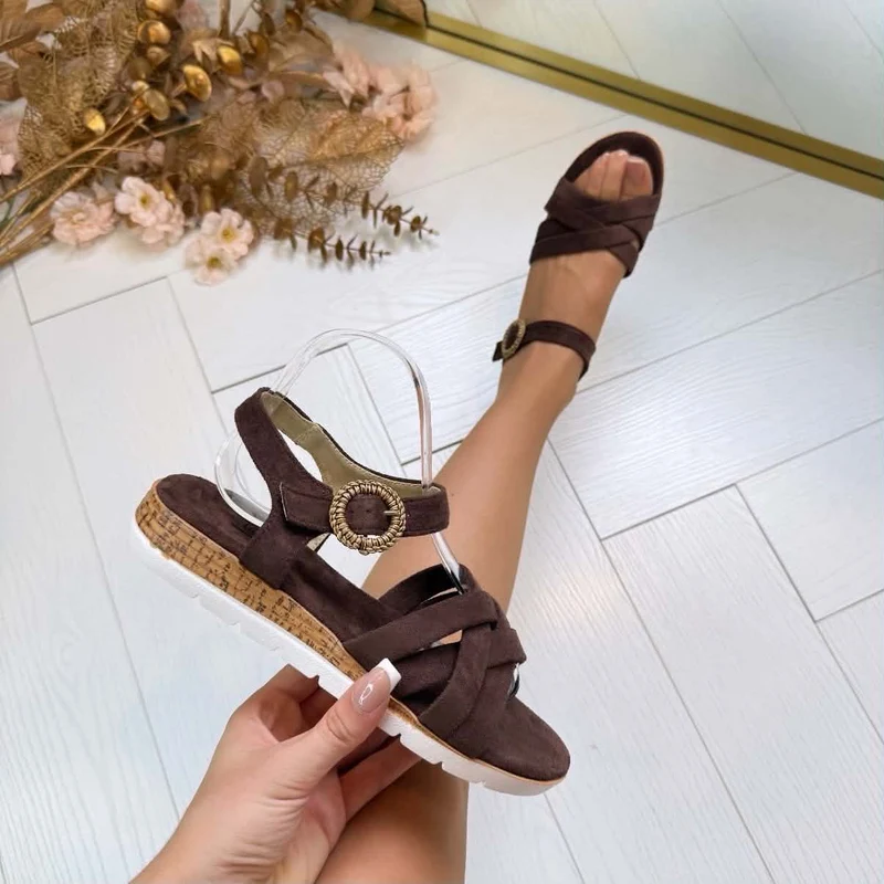 *SALE* ROMA SANDAAL LS398 - BROWN