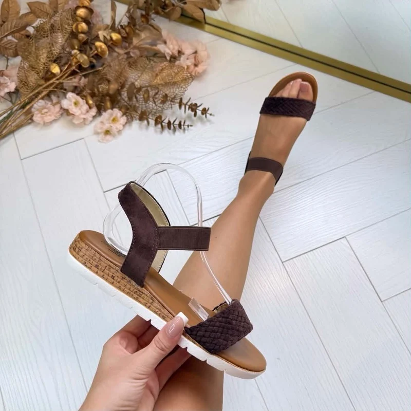 *SALE* ELSA SANDAAL LS386 - BROWN