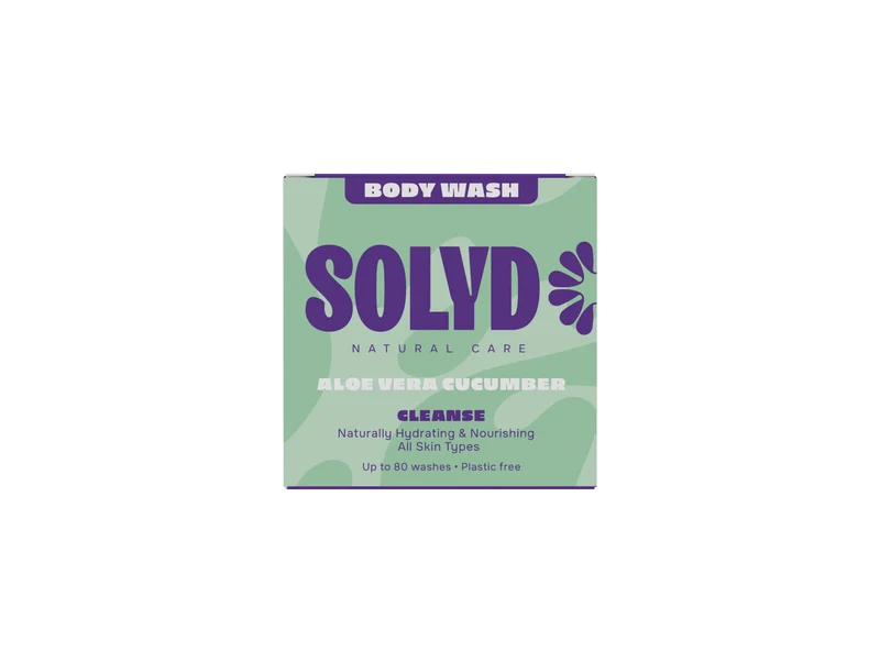 Solyd Body Wash Bar Aloe Vera Cucumber 60.00 Gram
