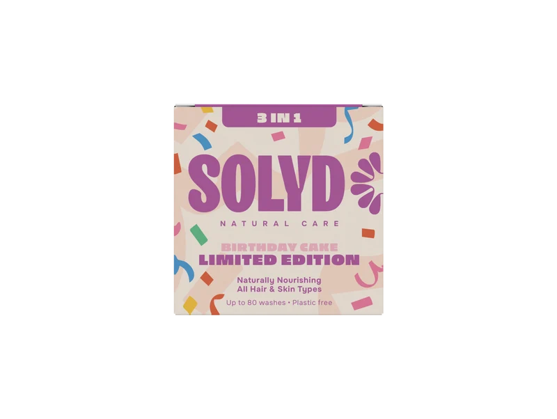 Solyd 3-in-1 Bar Birthday Cake 60.00 Gram