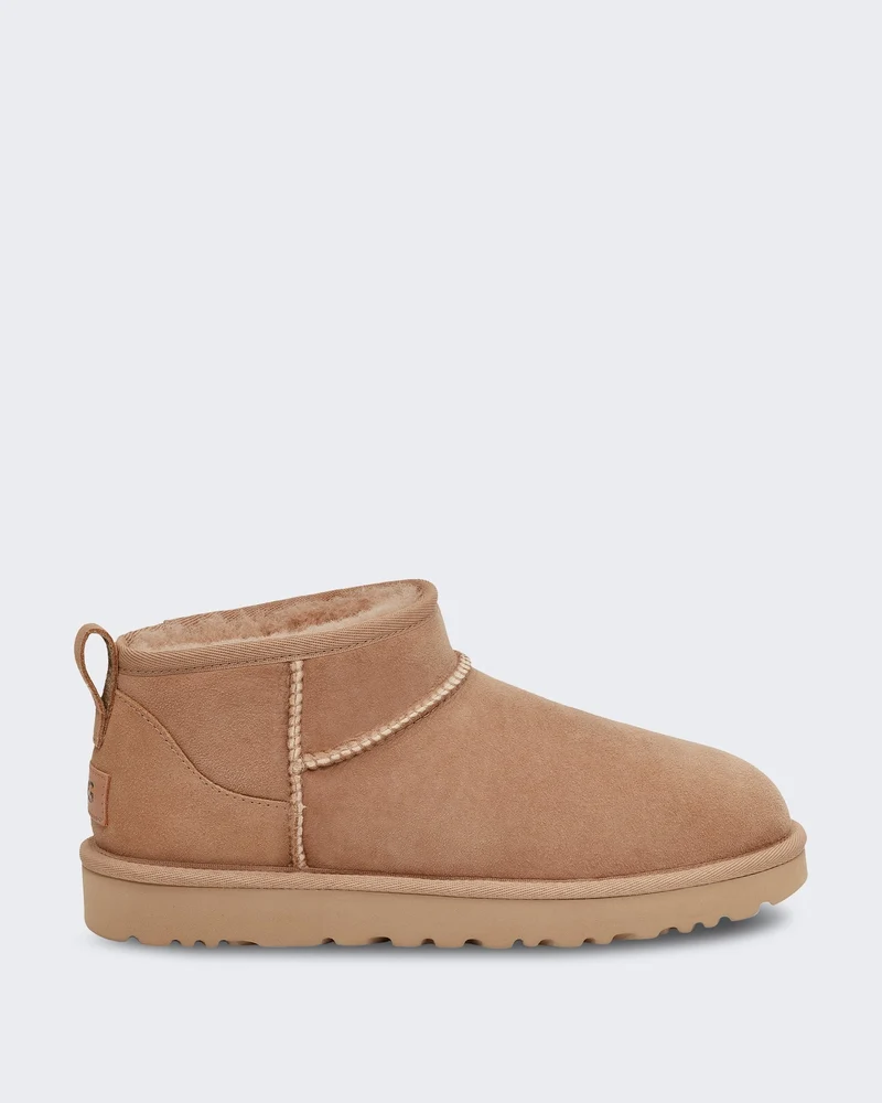 Dames Classic Ultra Mini korte laars Beige Sand