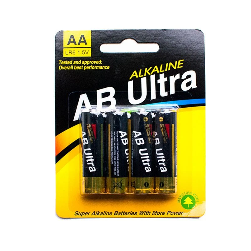 Batterijen AA - 4 stuks.
