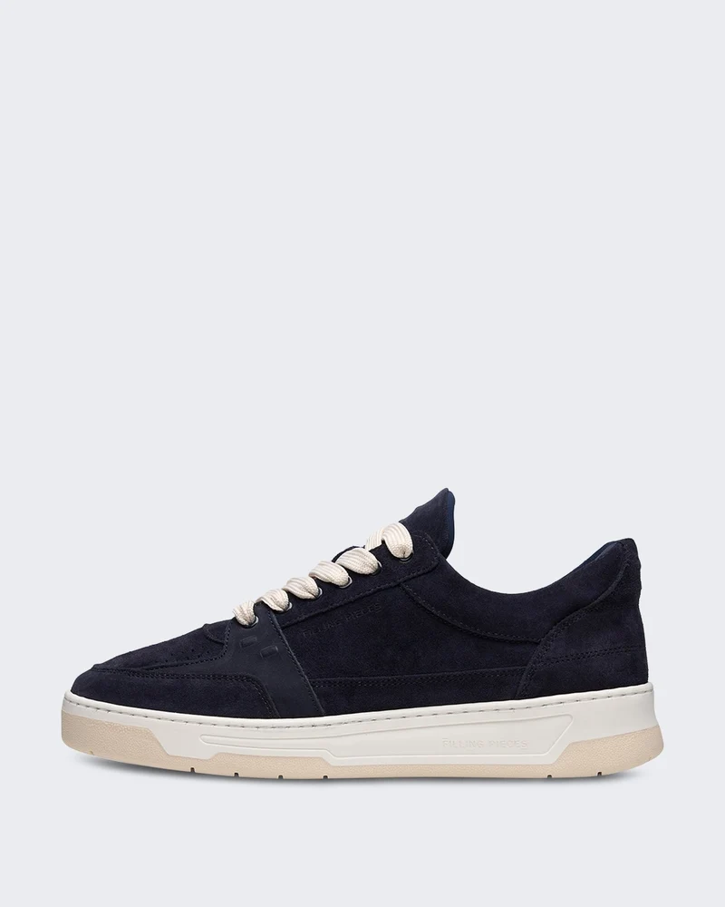 Heren Low Vise suède sneaker in Blauw