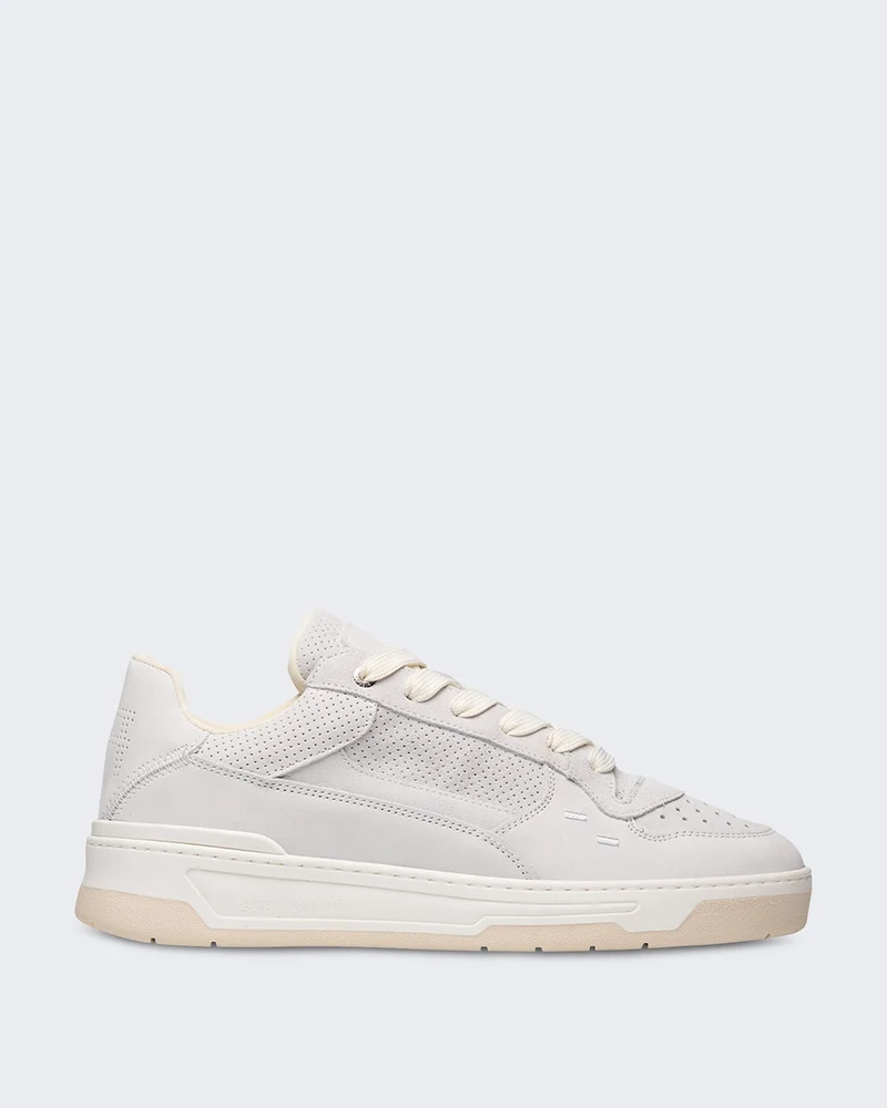 Heren Cruiser suède sneaker in wit