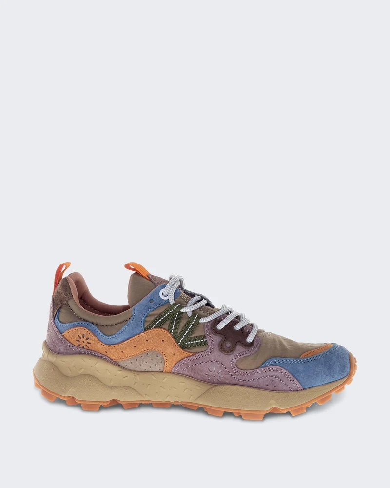 Dames Yamano Lage sneaker met veters Petrol
