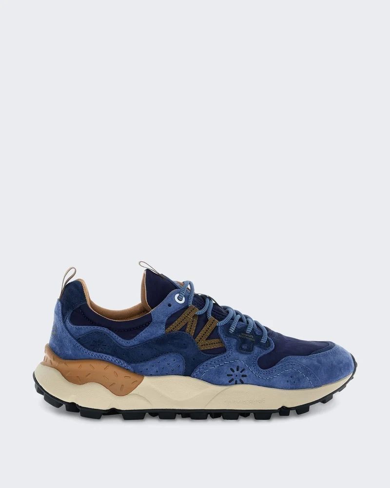 Heren Yamano Lichtgewicht sneaker in blauw
