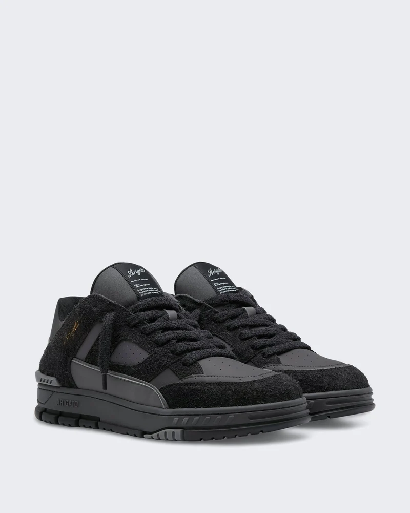 Heren Area Lo Fluffy sneaker zwart