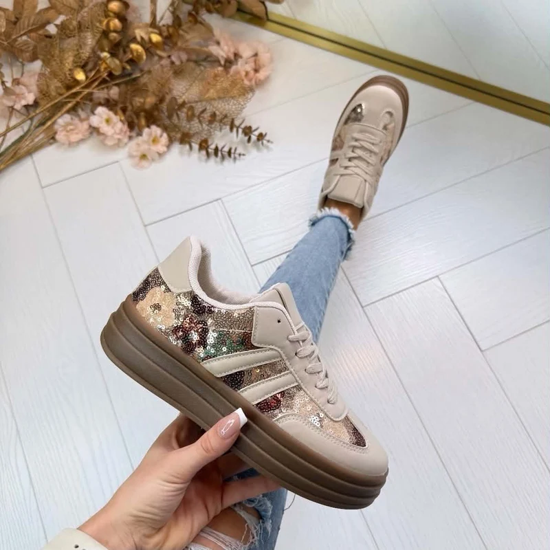 COLOUR SNEAKER LT33-70 - BEIGE