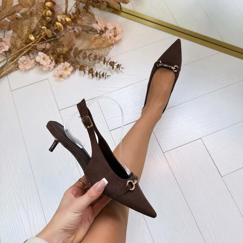 HOLLY HEEL 333-356 - MARRON