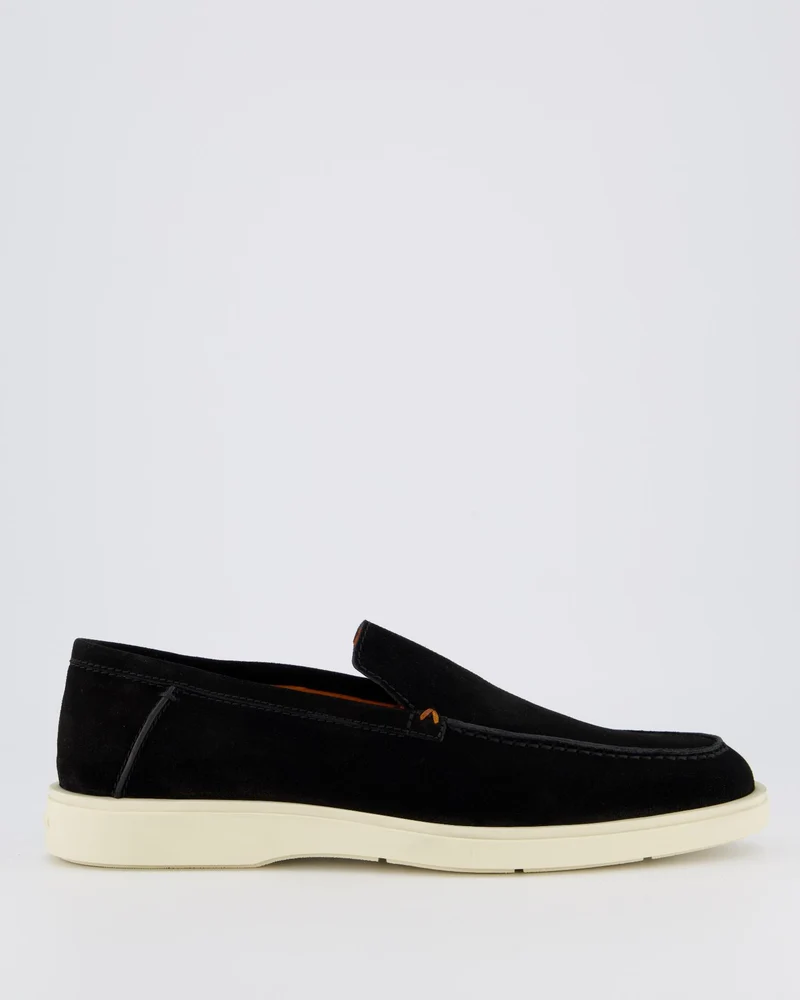 Santoni Heren Botanist Loafer Zwart
