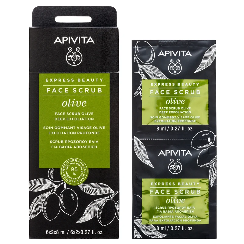 APIVITA Express face scrub olive 8 ml