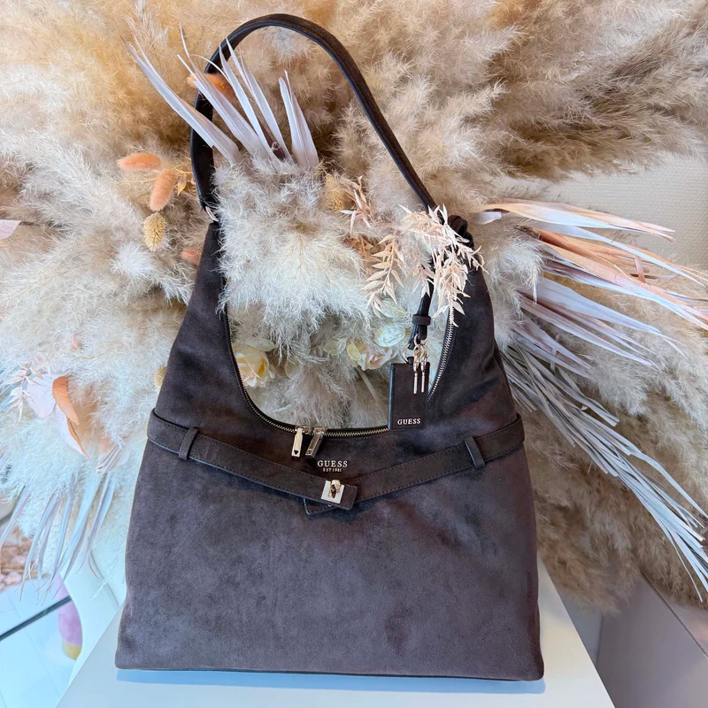 GUESS ELLA HOBO BAG SG975401** - ESPRESSO