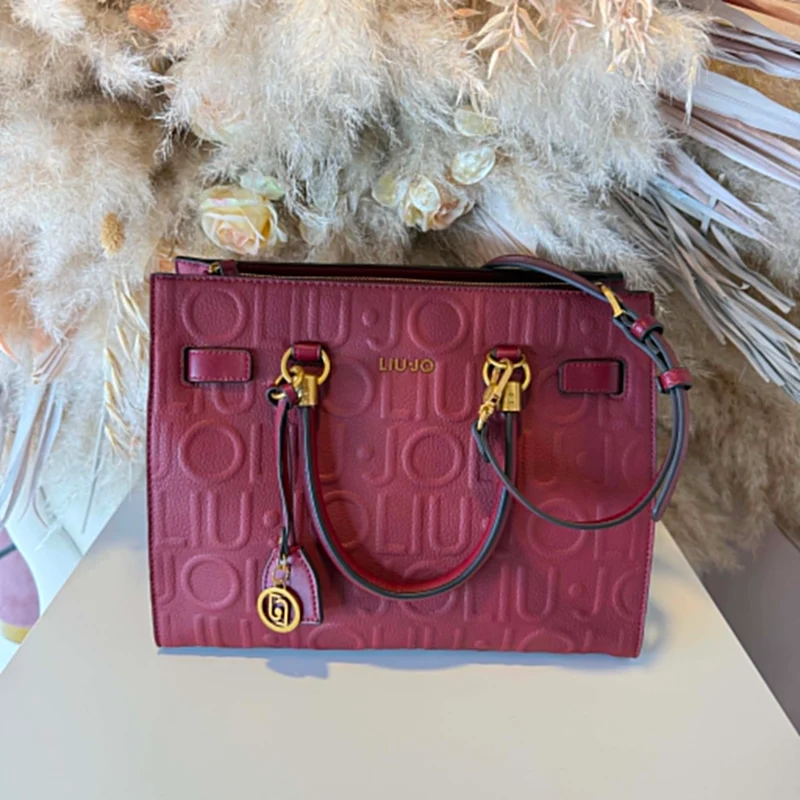 LIU JO MANH SHOPPING BAG AF6086/E1139 - DEEP BORDEAUX