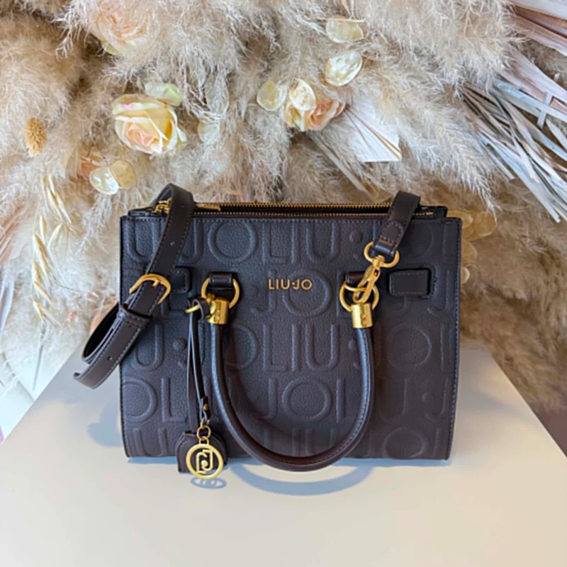 LIU JO MANH BOSTON BAG AF6069/E1139 - DEEP BROWN