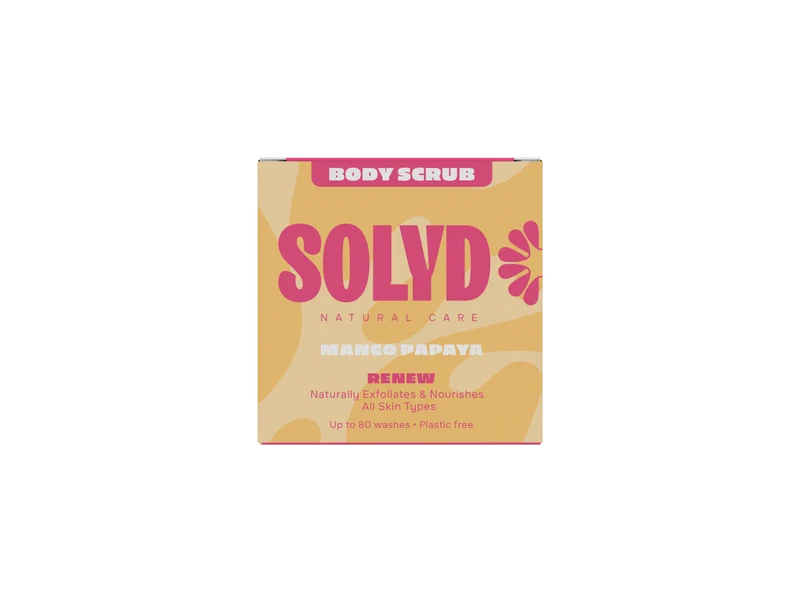 Solyd Body Scrub Bar Mango Papaya 60.00 Gram