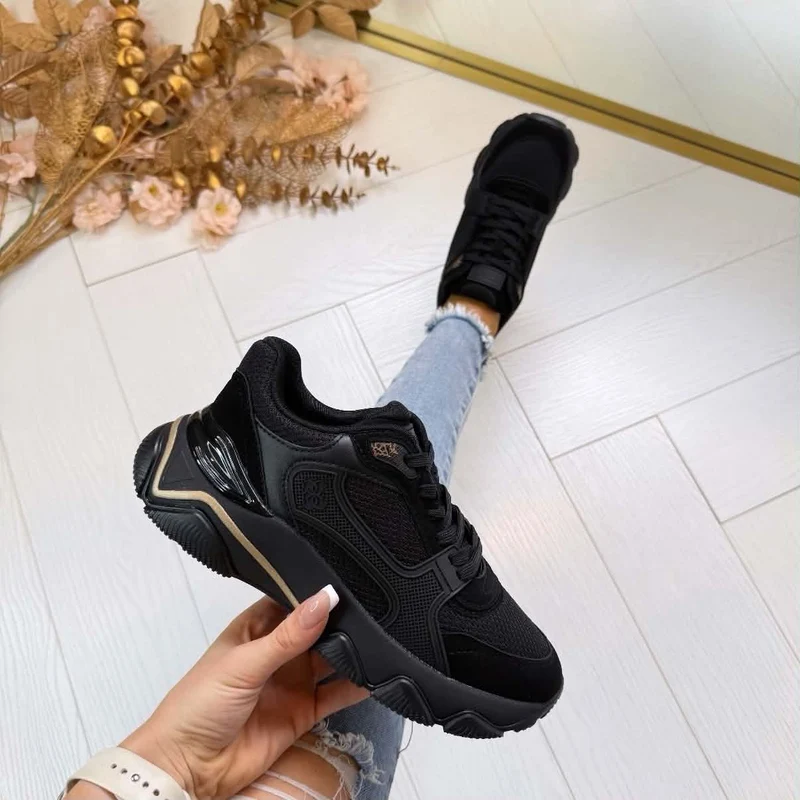 GUESS LOGO SNEAKER FLTMZ2FAB12 - BLACK