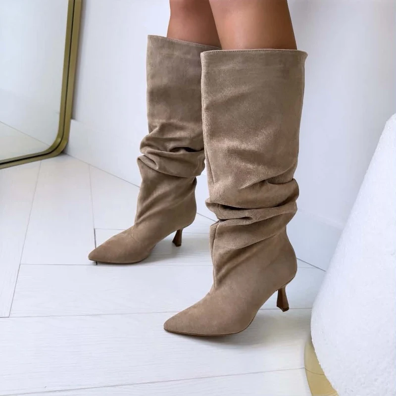 RAISSA SUEDINE LAARS DES8101 - KHAKI/S