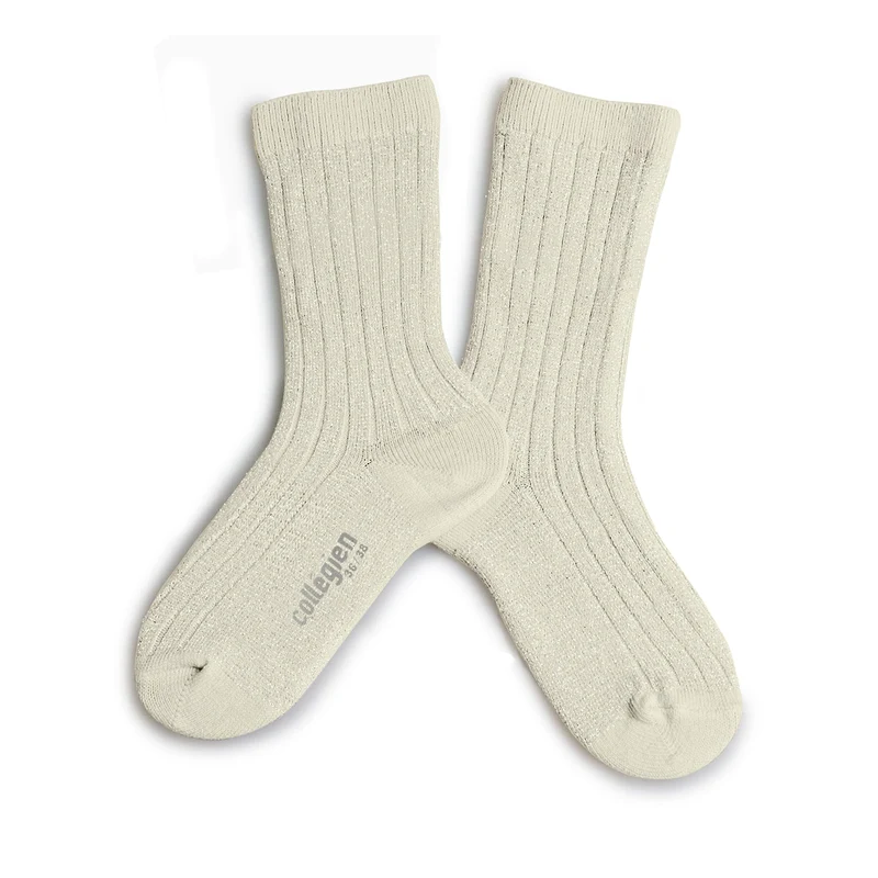 Sokken ribbed glitter doux agneaux