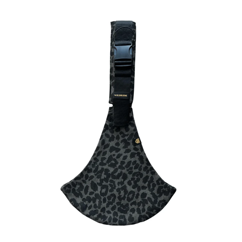 Kinder draagzak grey leopard
