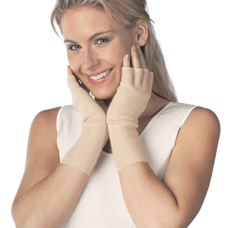 Handschoen met angorawol