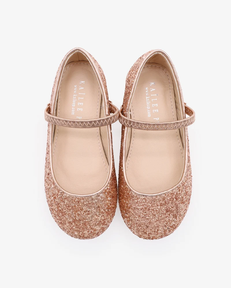 Rock Glitter Mary Jane Ballet Flats