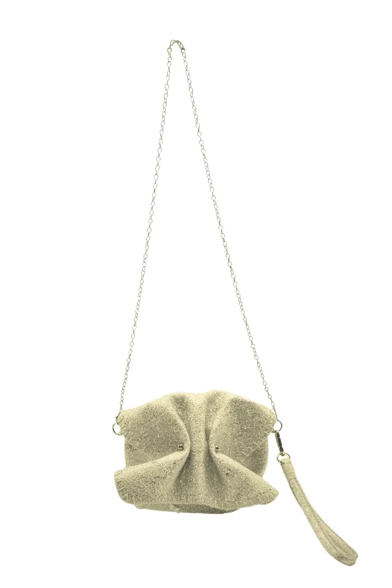 Mini Butterrly - Crinkle Lambskin Gold