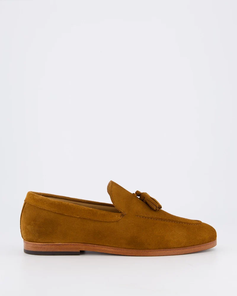Atelier Verdi Heren Harrison Loafer Pom Cognac