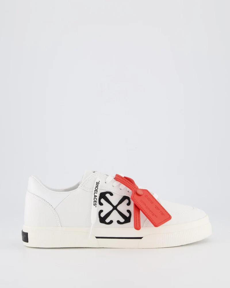 OFF WHITE Heren New Low Vulcanized Canvas Wit sneakers