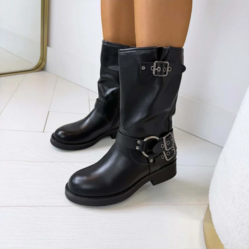 GESPY BOOT DES661 - BLACK/PU