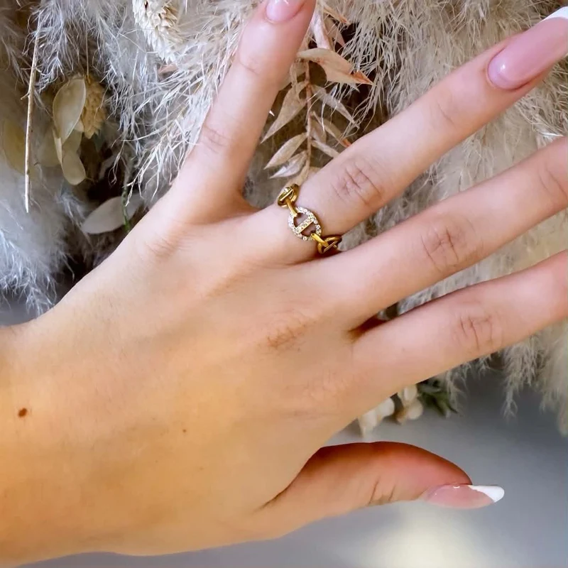 OLLIE RING SS-0116 - GOLD