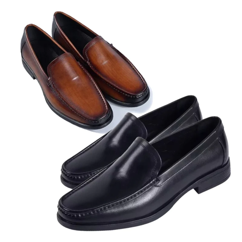 Zomerse Oxford loafers van echt leer