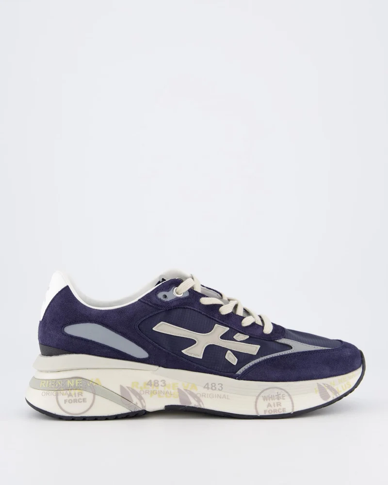 Premiata Heren Moerun Sneaker Blauw