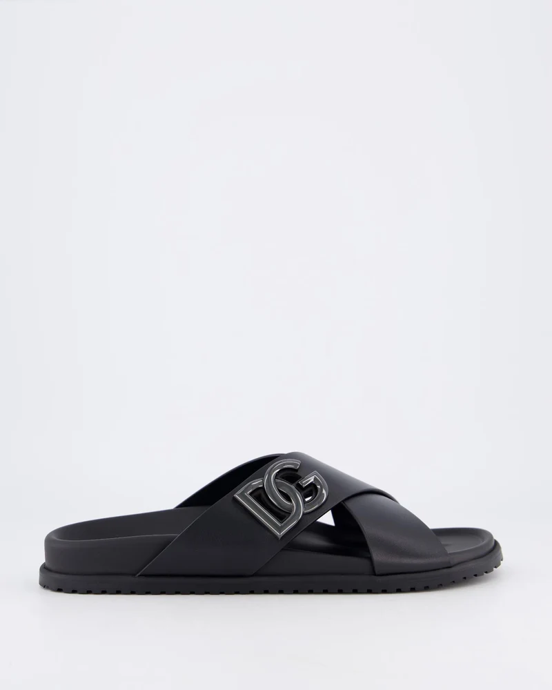 Heren Costiera Slipper Zwart