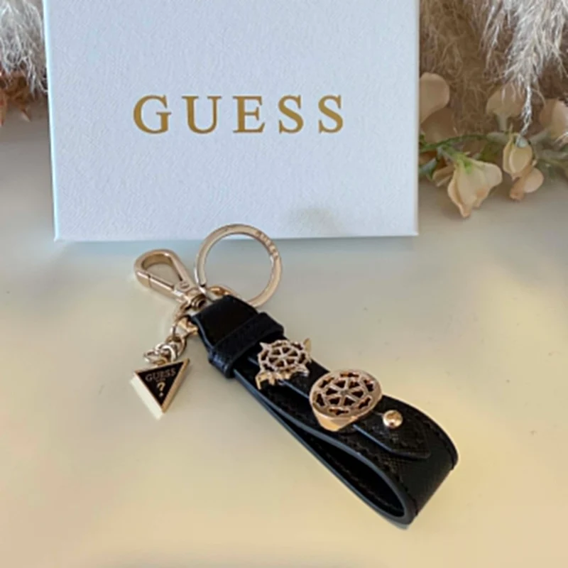 GUESS KEYRING RW7574P6301 - BLACK