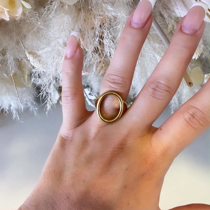 BIG O RING JZ292 - GOLD