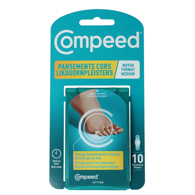 Compeed Likdoornpleister medium 10.00 Stuks