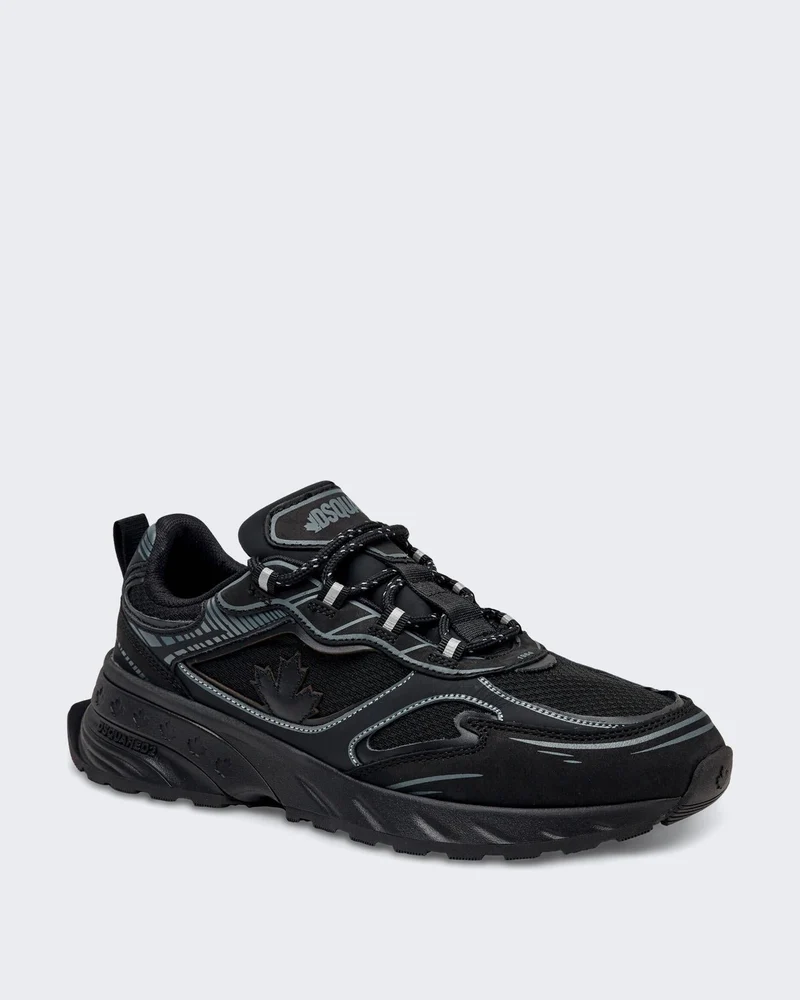 Dsquared2 Heren Sprinter Sneaker Wit/Groen