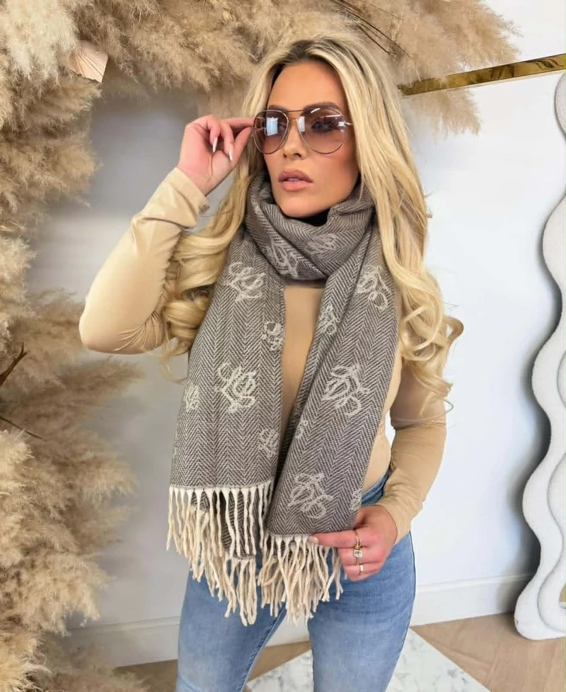 LIU JO LOGO SCARF/SHAWEL 2F6034-T0300 - T. MORE