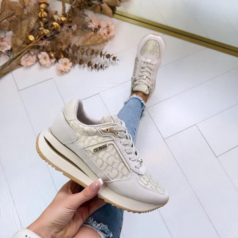 GUESS FASHION SNEAKER FLTEG5LEA12 - OFF WHITE