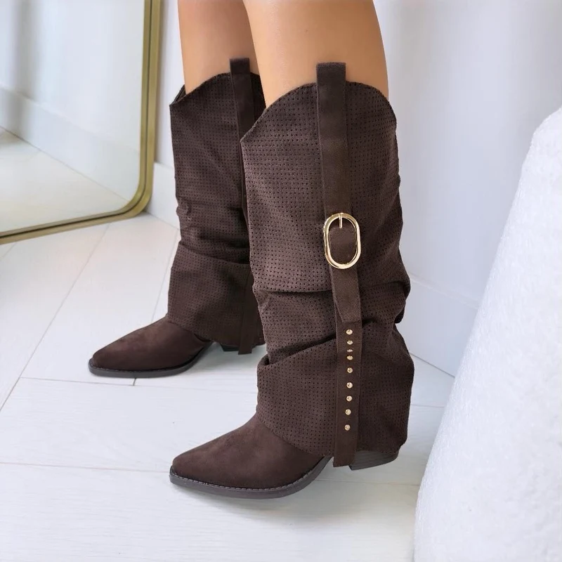 STUDDIE GESP LAARS DES8098 - BROWN/SUE