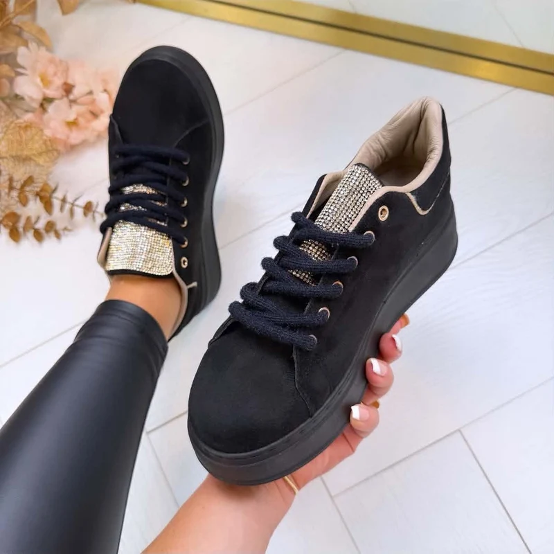 SHINE SNEAKER 88313 - BLACK