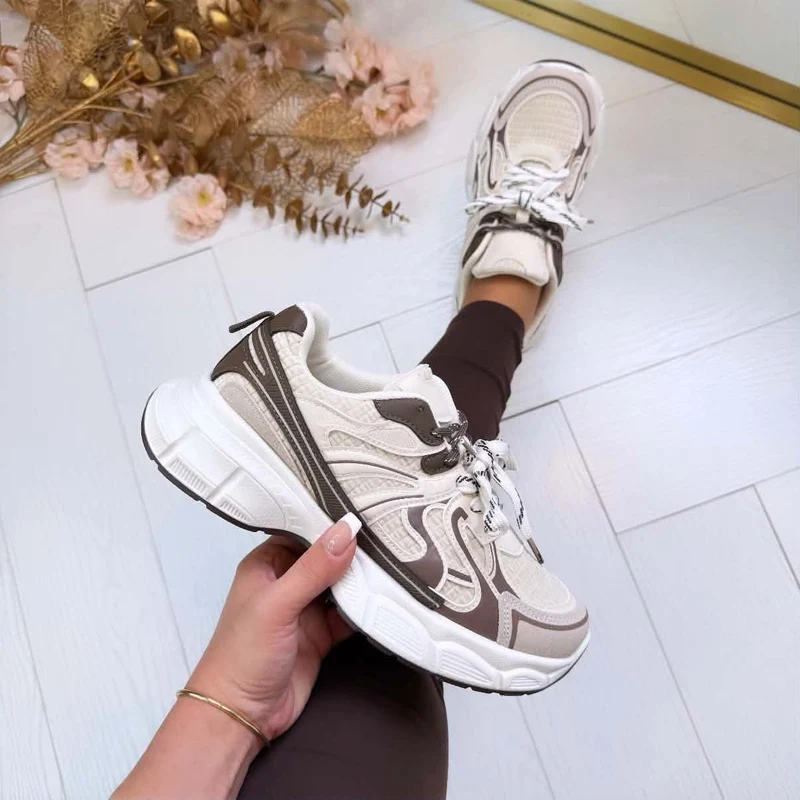 NIKA SNEAKER 88308 - BEIGE