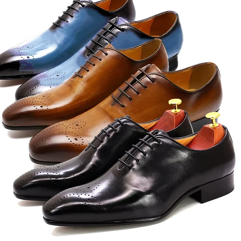 Echte Kalfsleren Herenschoenen