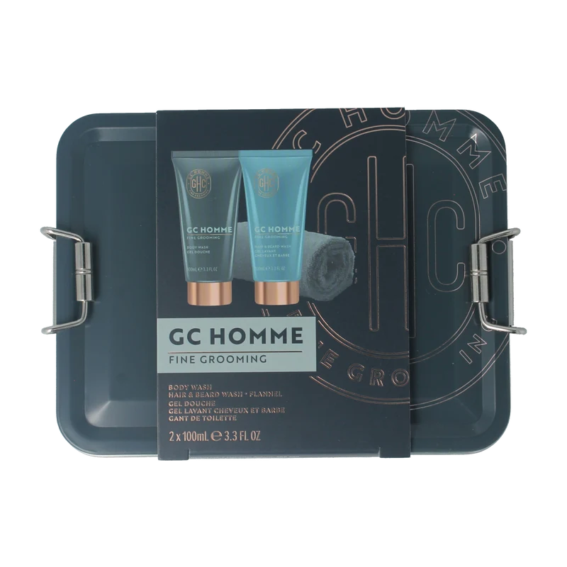 The Luxury Bathing Co Groom & go body/hair and bear wash washand blik 1.00 Set