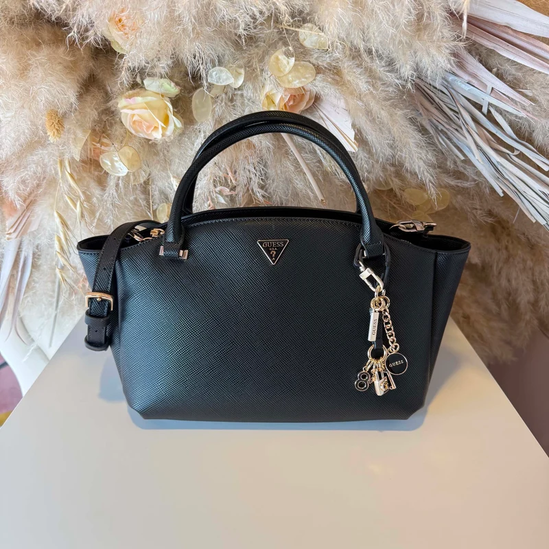 GUESS GILDA SATCHEL BAG ZG974706 - BLACK